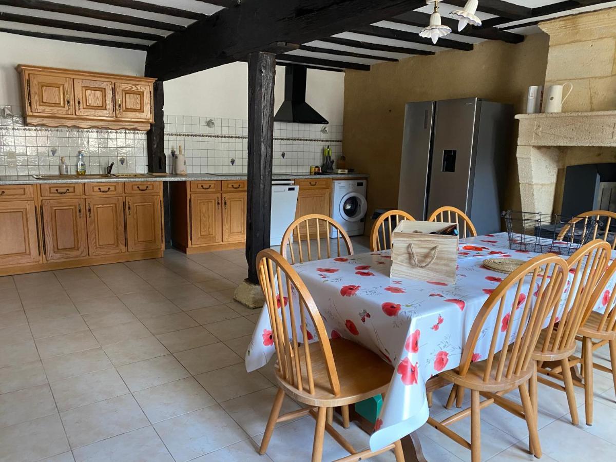 Maison Entre Dordogne Et Gironde Avec Piscine Minzac Exterior foto